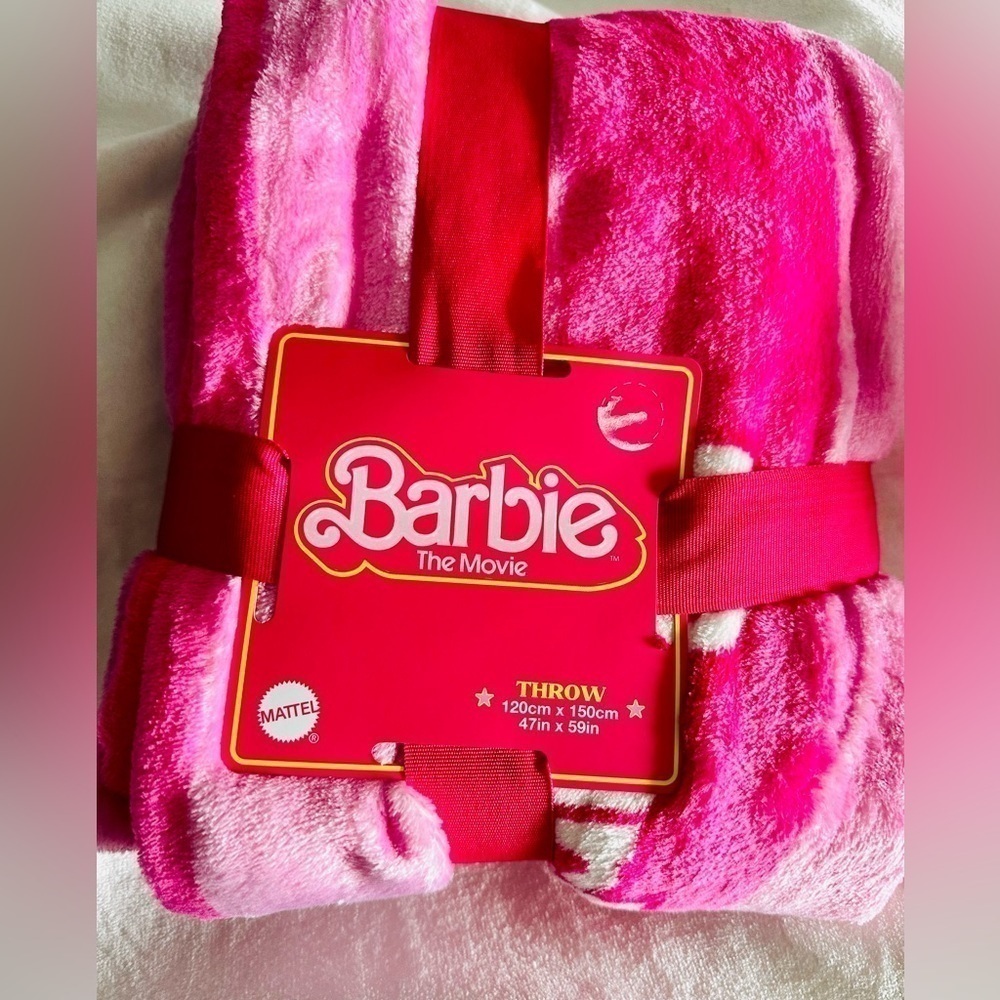 Primark exclusive Barbie The Movie plush throw